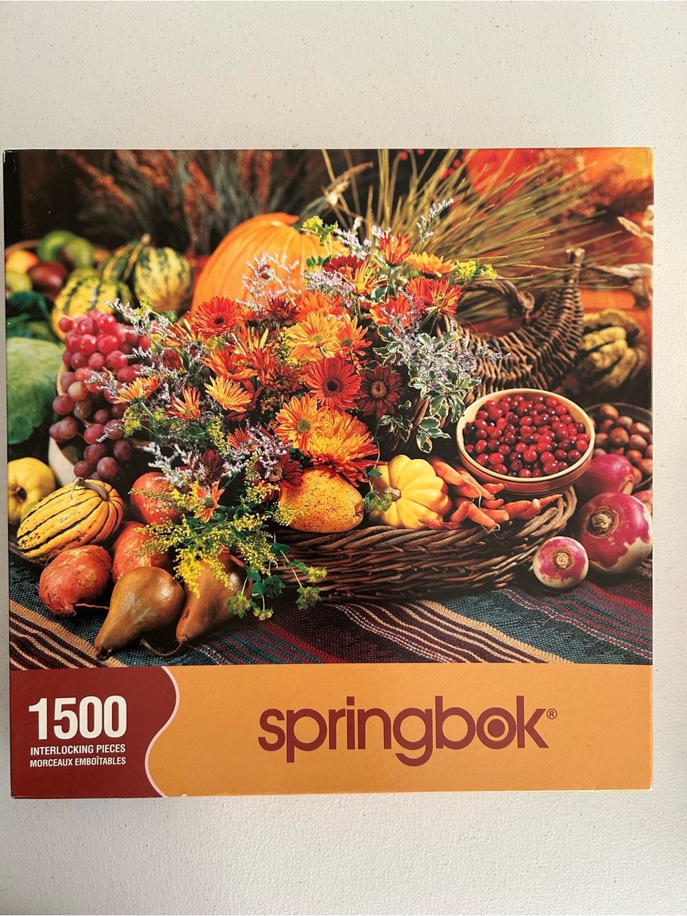 Springbok 1500-Piece Harvest Cornucopia Puzzle